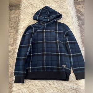Abercrombie Kids Hoodie Sweatshirt - Soft Plaid - Boys 11/12